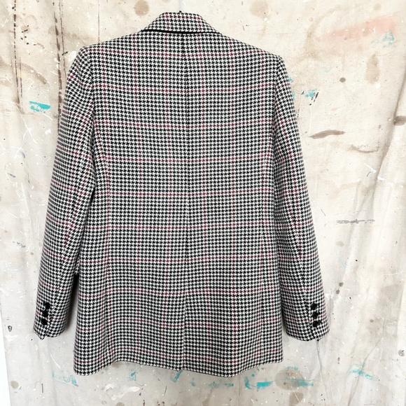 Maje Voldita Double-breasted Check Jacket in Multicolor - Picture 6 of 6